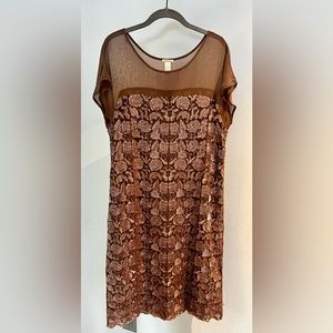 Sundance Catalog Dress - Vintage Dusty Pink - Size M